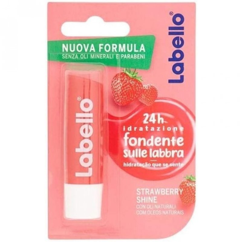 Labello Strawberry Shine Strawberry Taste Lip Balm 5.5ml