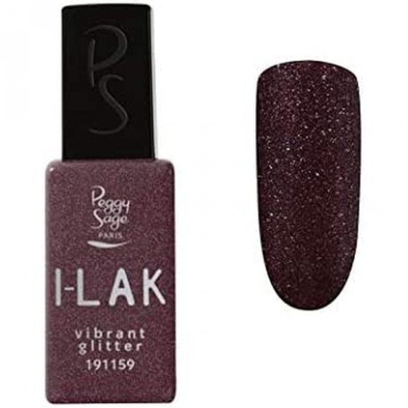Peggy Sage I-LAK Soak Off Gel Polish Vibrant Glitter 11ml