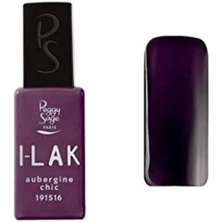 Peggy Sage I-lAK Soak Off Gel Polish Aubergine Chic 11ml