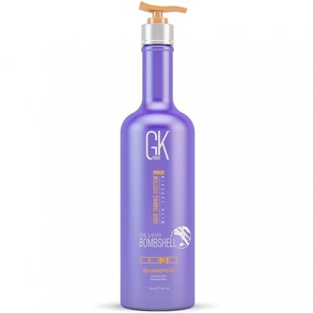 Gk Hair Global Keratin Silver Bombshell Purple Shampoo 710ml/24 Fl Oz For