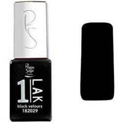 Peggy Sage Mini Semi-Permanent Nail Polish 1-LAK Black Velours 5ml