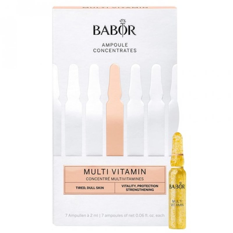 BABOR Multi Vitamin Serum Ampoule Concentrates for Face with Vitamin E 7x2ml - Market Launch 2022