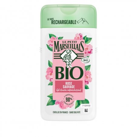 Le petit Marseillais Gel Douche certifié Bio Rose Sauvage