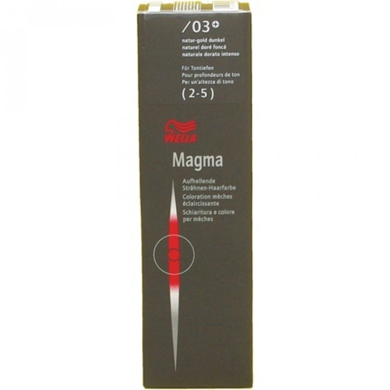 Wella Magma By Blondor Pigmented Lightener Hair Colour No. 75 Brown-Mahogany 0.12kg