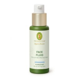 PRIMAVERA Face Fluid Pollution Protection 30ml Natural Face Fluid for Normal to Dry Skin - Vegan