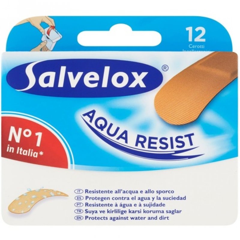 SALVELOX 12 Pcs Water Resistant Intensive and Penetrating White Musk Scented Plasters - Pack of 12