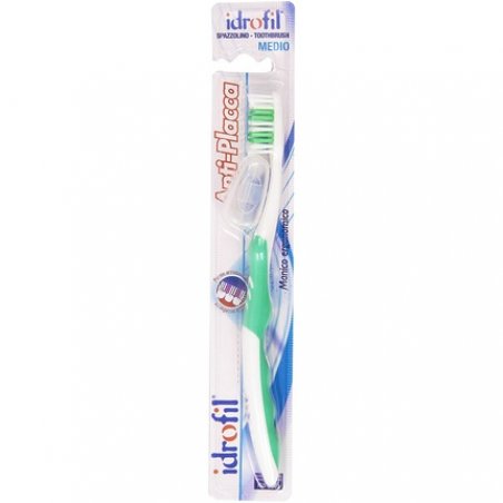 Idrofil Medium Tartar Control Toothbrush with Ergonomic Handle