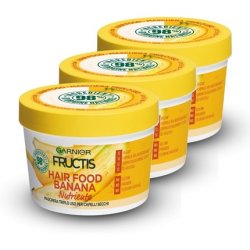 Garnier Fructis Hair Food 3-in-1 Mask with Vegan Formula 390ml Banana