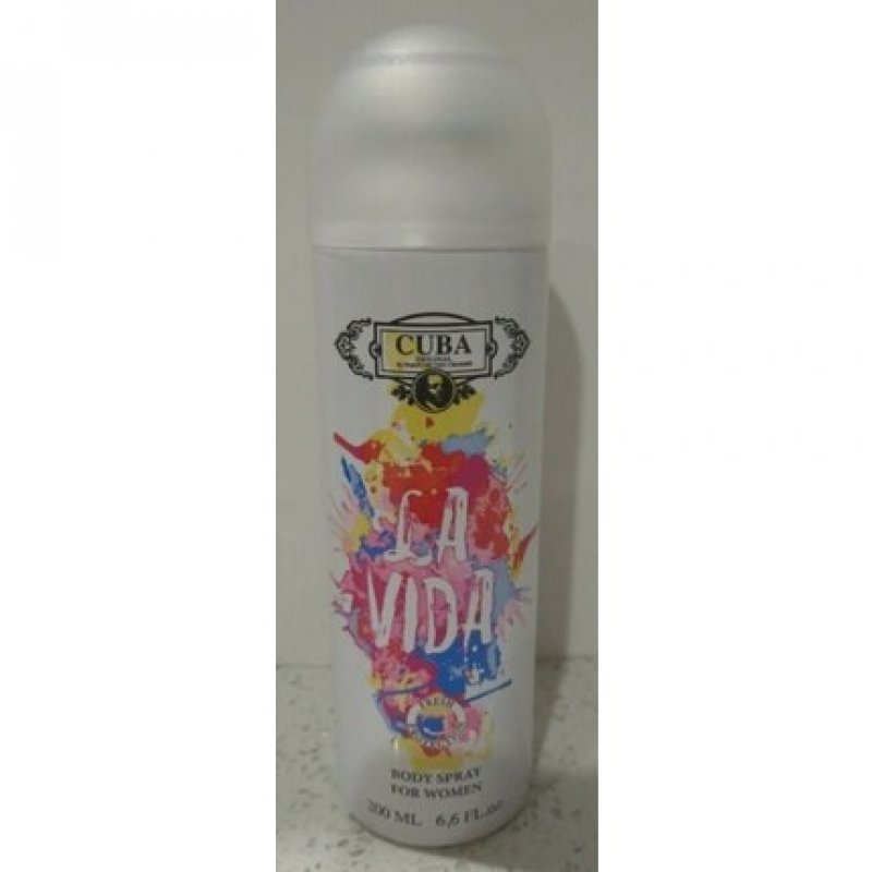 Cuba La Vida Body Spray for Women 6.6 fl. oz - New
