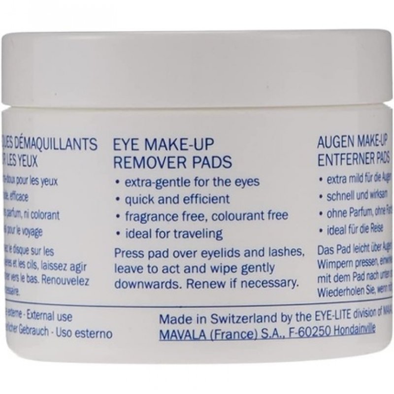 Mavala Eye Make-up Remover Pads 75 Pads