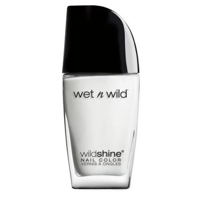 wet n wild Wild Shine Nail Color, 453B French White Creme, 12.3ml