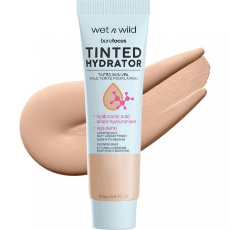 wet n wild Bare Focus Tinted Hydrator with Hyaluronic Acid and Vegan Squalane for Radiant Skin Light Coverage
