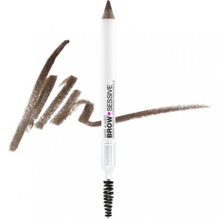 wet n wild Brow-Sessive Eyebrow Pencil with Dual Tip for Thin and Thick Brows Natural Formula Progressive Color