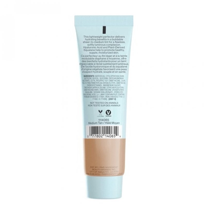 Wet n Wild Bare Focus Tinted Skin Perfector Moisturizing Fluid with Hyaluronic Acid Medium Tan 27ml