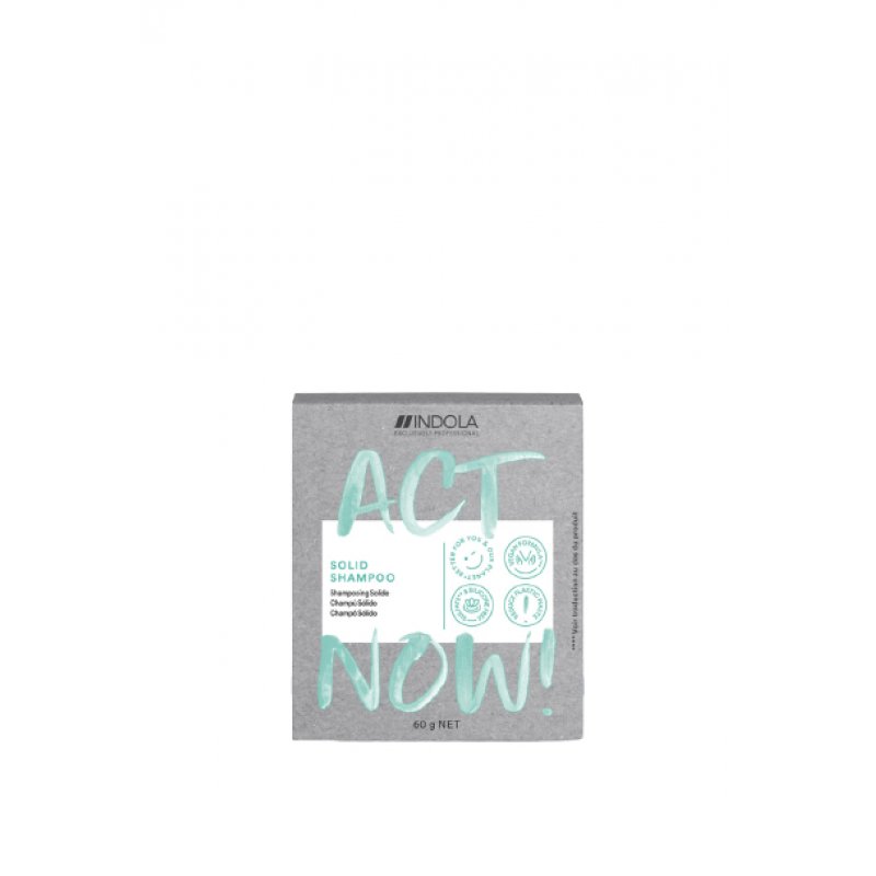 Indola Act Now! Solid Shampoo 60g