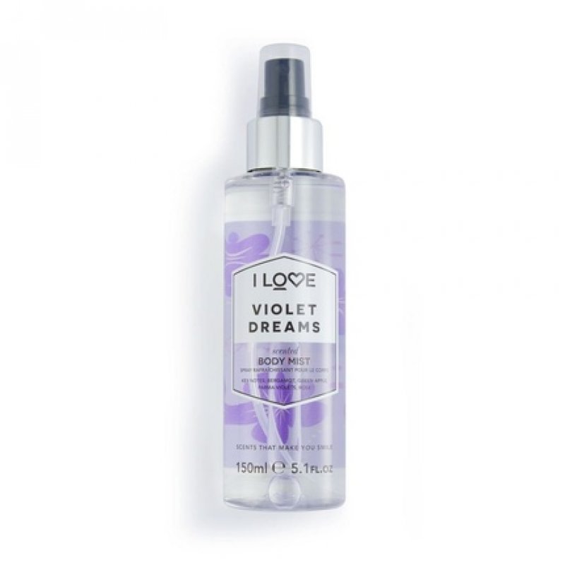 I Love Signature Violet Dreams Long Lasting Fast Drying Non Sticky Body Mist for Her 150ml