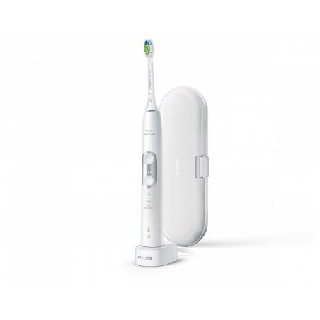 Philips Sonicare HX6877/28 brosse à dents électrique Adulte Brosse à dents à ultrasons Argent, Blanc