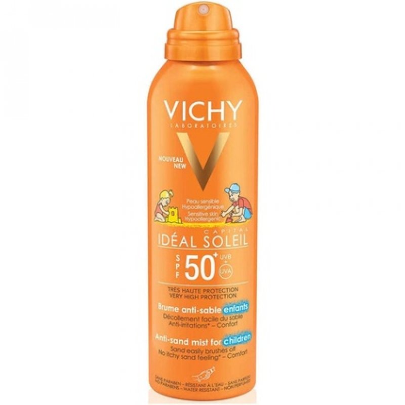 Vichy Idéal Soleil Spray Anti-Sand Sunscreen for Kids with SPF 50 200ml
