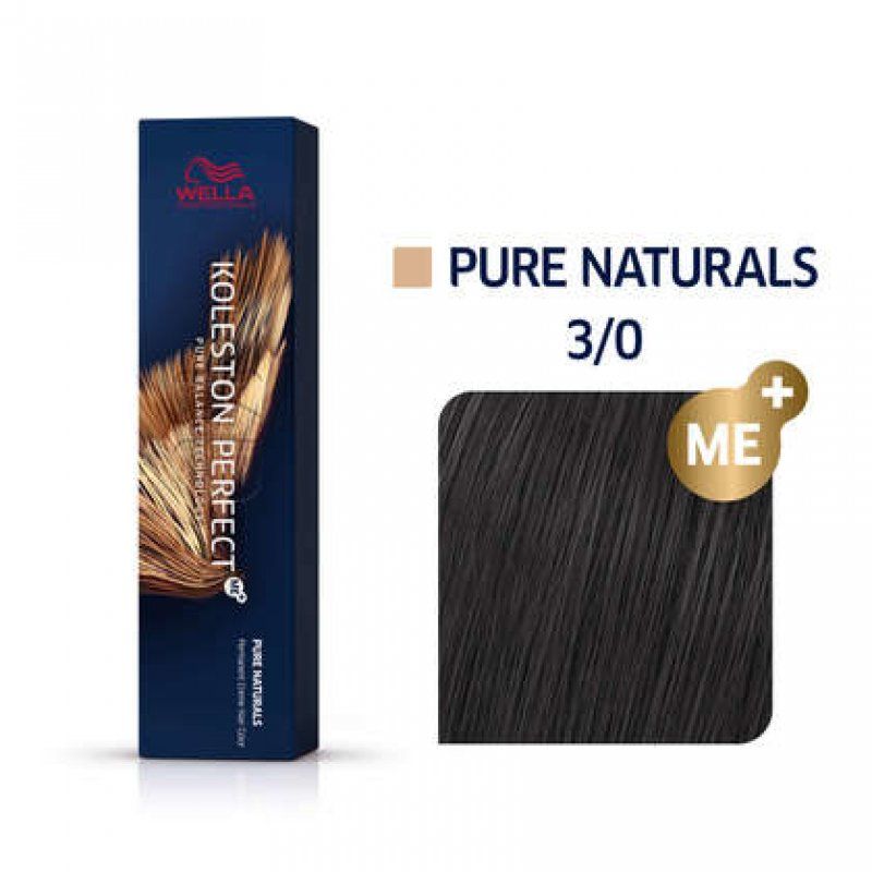 Wella Koleston Perfect Me Pure Naturals 3/0 Châtain Foncé 60ml