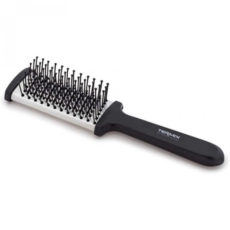 Termix Thermal Flat Hair Brush Professional Detangling Flat Brush for Ultra Smooth Hair - Small Size