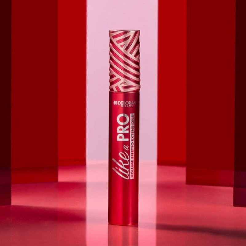 DEBORAH Milano Like a Pro Mascara Extra Volume and Infinite Length for Defined and Multiplied Lashes Extension Effect