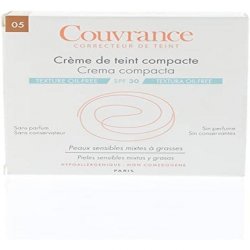 Avene Couvrance Compact Foundation Cream Mat Effect SPF30 - 5.0 Soleil, 10g
