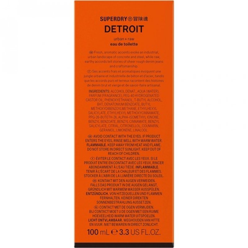 Superdry Detroit Eau de Parfum for Men 100ml