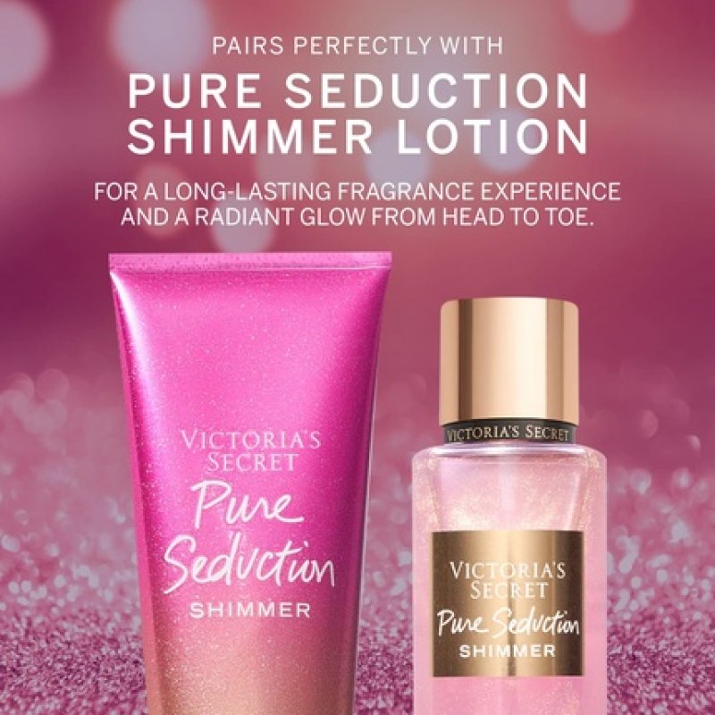 Victoria's Secret Pure Seduction Body Spray for Women with Juiced Plum and Crushed Freesia Notes 8.4 oz - Pure