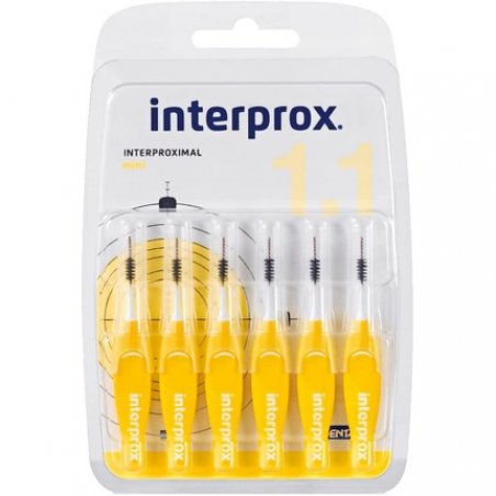 Interprox Yellow Mini Interdental Brushes 6 Pieces