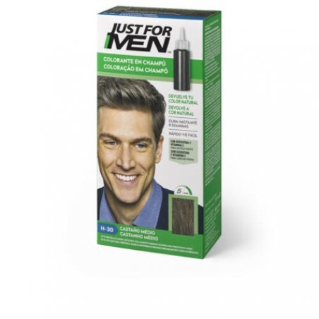 Just for Men Shampoo Hair Color Medium Brown 30ml
