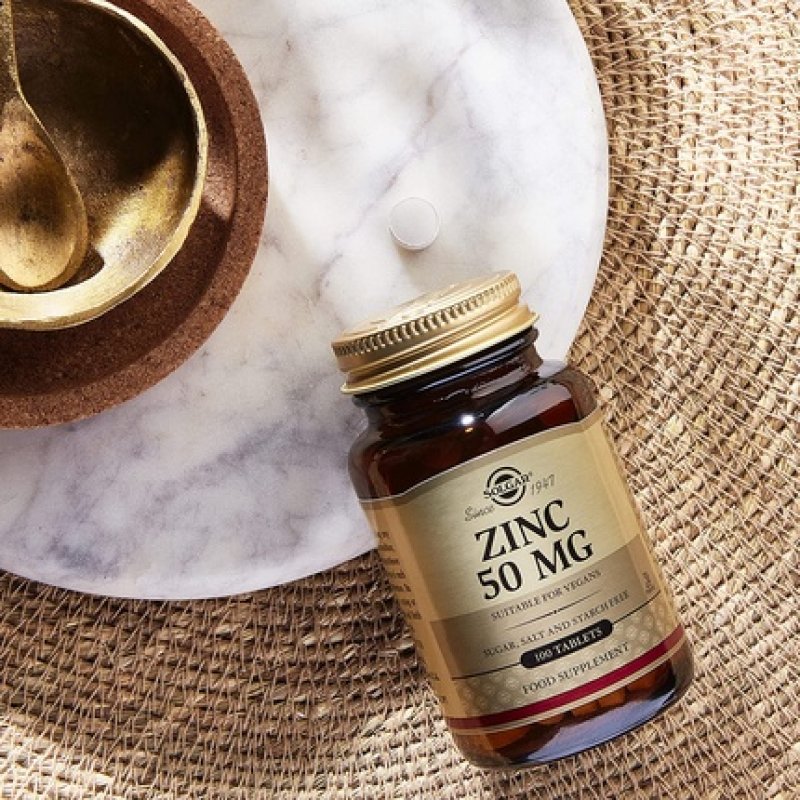 Solgar Zinc 50mg Tablets 100 Count