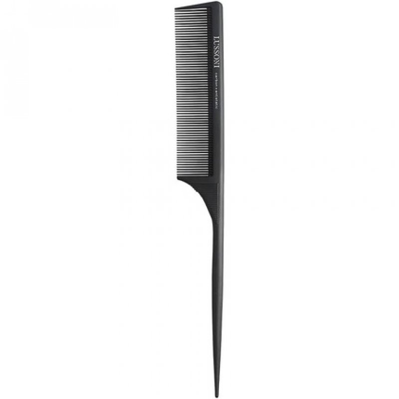 T4B LUSSONI Lift Tail Carbon Anti-Static and Break-Resistant Comb with Fine Teeth 204