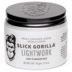 Slick Gorilla Lightwork Water-Based Hair Styling Clay 70g