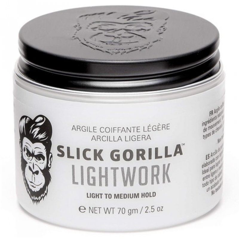 Slick Gorilla Lightwork Water-Based Hair Styling Clay 70g