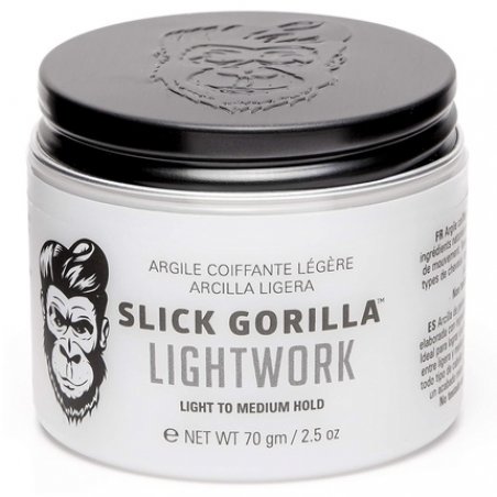 Slick Gorilla Lightwork Water-Based Hair Styling Clay 70g