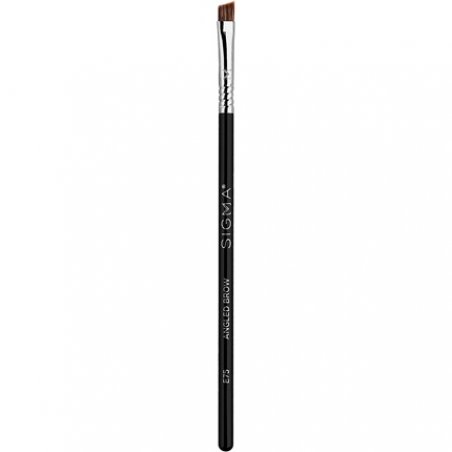 Sigma Beauty E75 Angled Brow Makeup Brush for Gel or Powder Products - Define and Shape Eyebrows