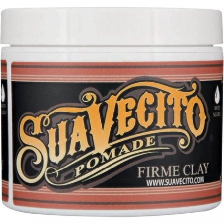 Suavecito Pomade Firme Clay Strong Hold Hair Clay for Men 4oz/113g