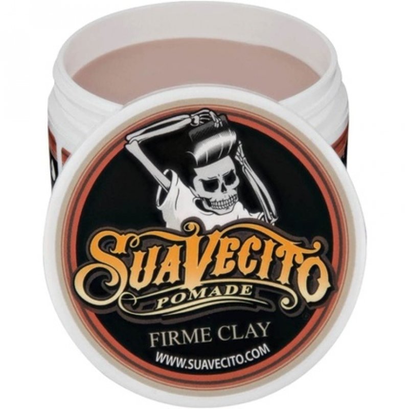 Suavecito Pomade Firme Clay Strong Hold Hair Clay for Men 4oz/113g