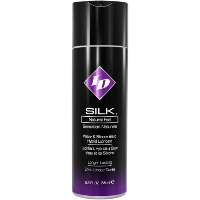 ID Lubricants Silk Personal Water and Silicone Based Lube 2.2 Fl Oz