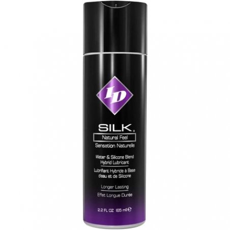 ID Lubricants Silk Personal Water and Silicone Based Lube 2.2 Fl Oz