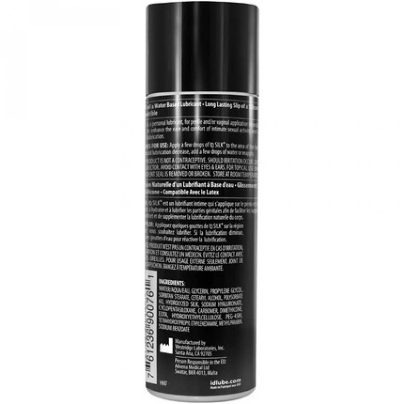 ID Lubricants Silk Personal Water and Silicone Based Lube 2.2 Fl Oz