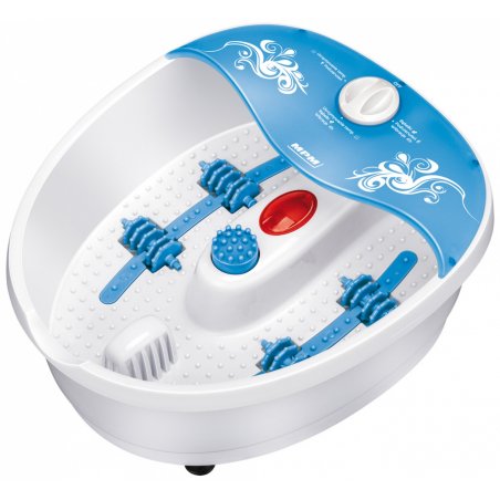 MPM MMS-01 Foot Massager with Water, Bubble and Vibration Massage, Infrared Temperature Control, Interchangeable