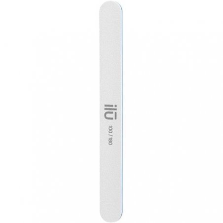 T4B ILU Straight Nail File Double-Sided for Natural Nails with High Quality 100/180 Grit
