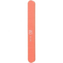 T4B ILU Double-Sided Pink Nail File for Manicure and Pedicure Straight Shape 100/180 Grit