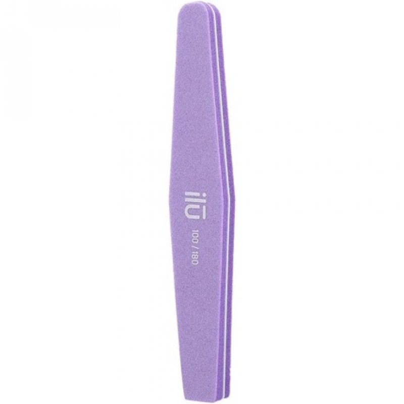 T4B ILU Diamond Nail Buffer Double-Sided Polishing File Trapezoid 100/180