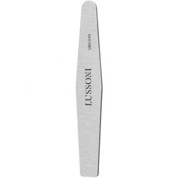 T4B Lussoni Zebra Diamond Files Trapezoid Nail File 180/240 Grit for Artificial and Natural Nails - Pack of 25