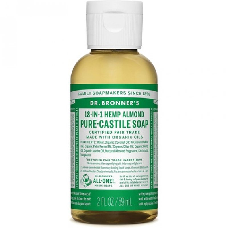 Dr Bronner's Almond Liquid Soap 60ml