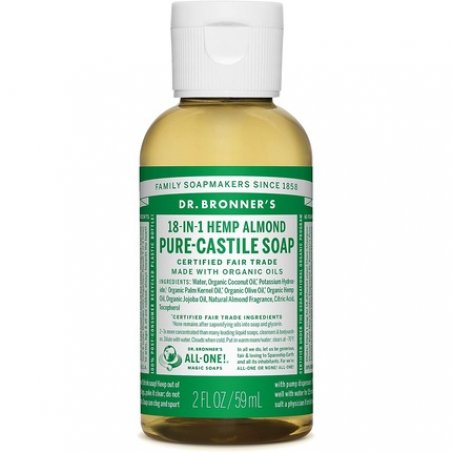 Dr Bronner's Almond Liquid Soap 60ml