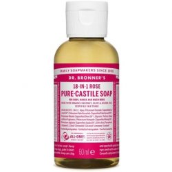 Dr. Bronner's Rose 18-in-1 Magic Soap Organic Liquid Soap 60ml