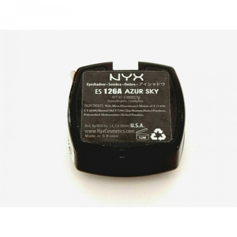 NYX Eyeshadow ES 126A Azure Sky Blue Without Animal Testing EAN 800897136116